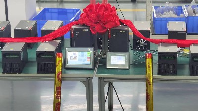 EP100系列空壓機一體機試產下線儀式！